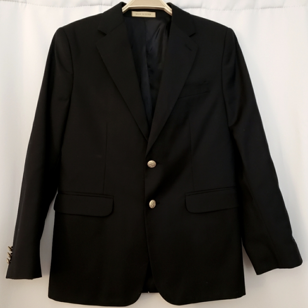 Class Club Gold Label Big Boys Teens Navy Blazer Preppy Formal Dress Size 18-20